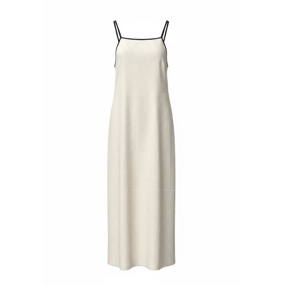 SHEIN Dresses & Skirts - Strappy Back Midi Dress Cream Size M